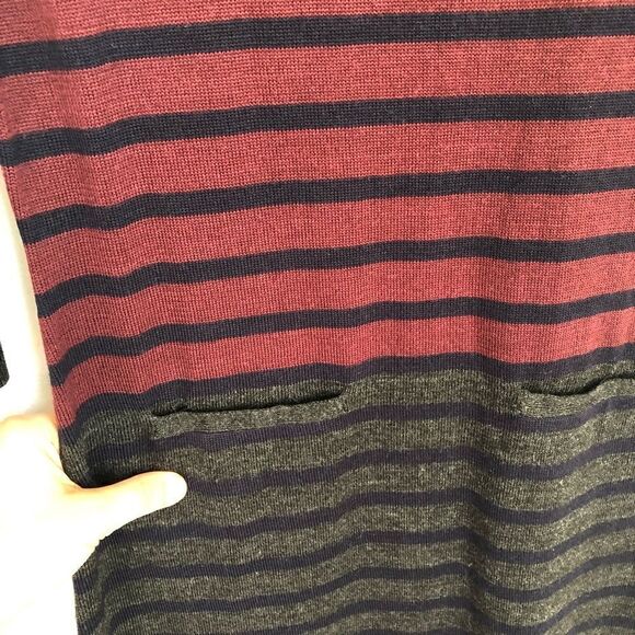 3/$30 Talbots Striped Sweater Dress - Picture 6 of 8